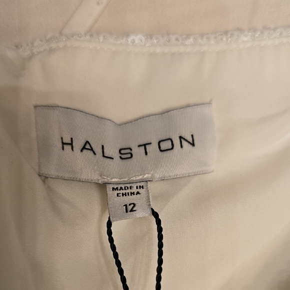 Halston Heritage Cream Slip Dress - Picture 2 of 14